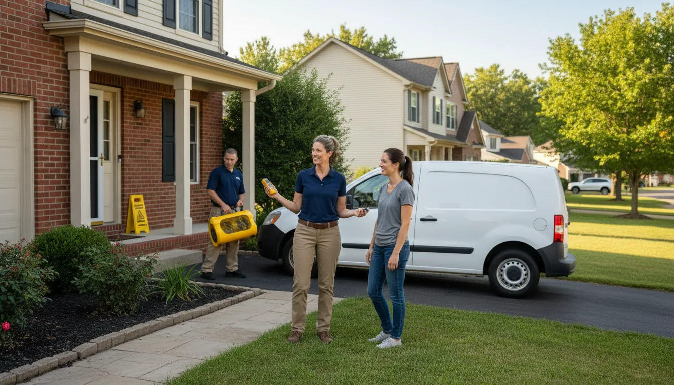 Water restoration image for Water Damage & Restoration Services in Surrey, ND